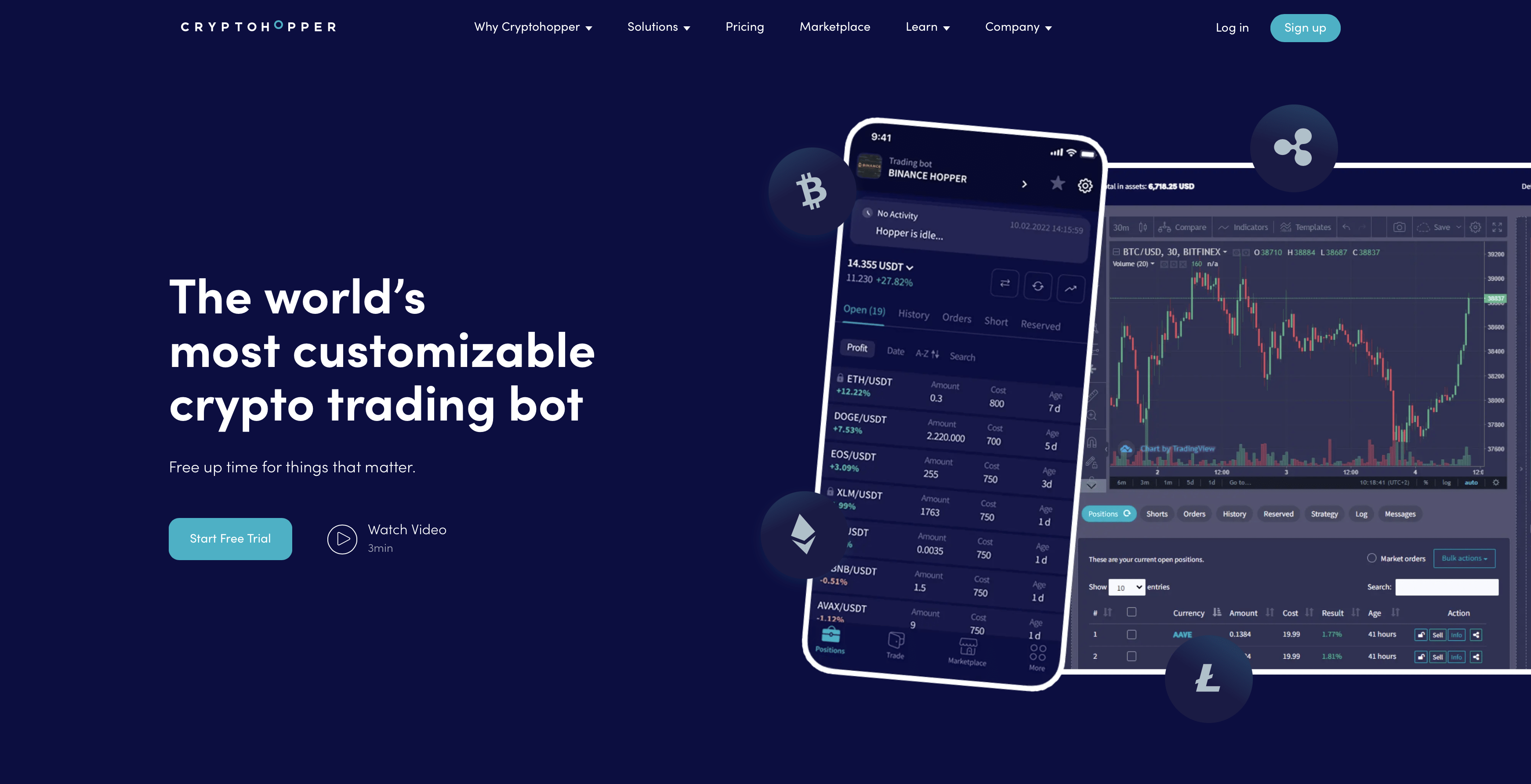 cryptohopper trading bot